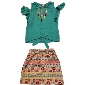 pl Kids Skirt & Top Set Size 6